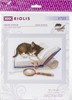 Picture of RIOLIS Counted Cross Stitch Kit 11.75"X9.5"-Kitten On The Booklet (14 Count)