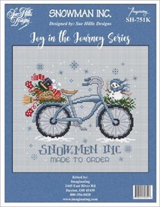 Picture of Imaginating Counted Cross Stitch Kit 7"X6.4"-Snowmen Inc.