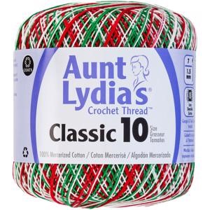 Picture of Aunt Lydia's Classic Crochet Thread Size 10-Shades Of Christmas