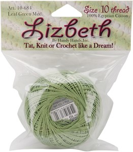 Picture of Lizbeth Cordonnet Cotton Size 10-Leaf Green Medium