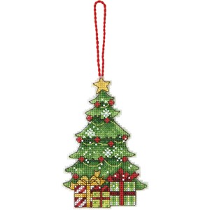 Picture of Susan Winget Tree Ornament Counted Cross Stitch Kit-3"X4.75" 14 Count Plastic Canvas