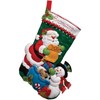 Picture of Santa's List Stocking Felt Applique Kit-18" Long