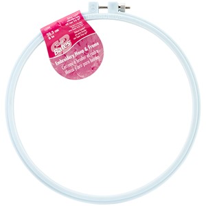 Picture of Plastic Embroidery Hoop - Light Blue-Size 8"