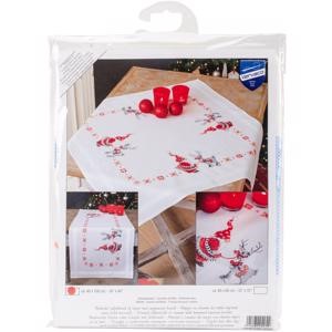 Picture of Christmas Elves Table Runner Stamped Cross Stitch Kit-16"X40"