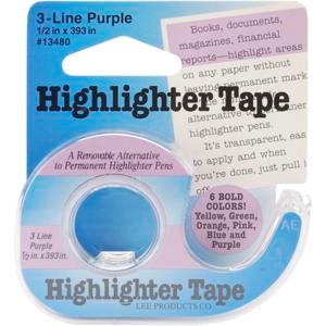 Picture of Lee Products Highlighter Tape .5"X393"-Purple