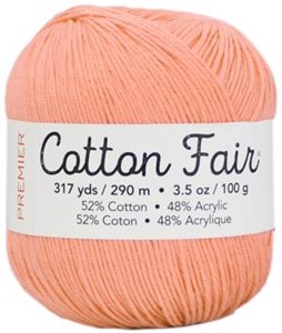 Picture of Premier Yarns Cotton Fair Solid Yarn-Coral