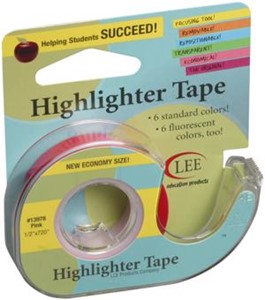 Picture of Lee Products Crafter's Easy See Removable Tape .5"X720"-Pink