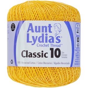 Picture of Aunt Lydia's Classic Crochet Thread Size 10-Golden Yellow