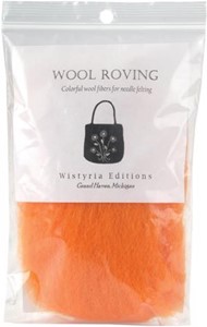 Picture of Wistyria Editions Wool Roving 12" .22oz-Orange