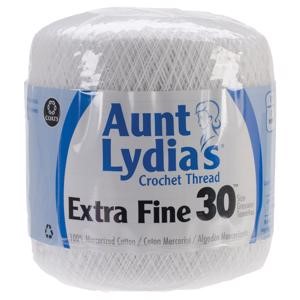Picture of Aunt Lydia's Extra Fine Crochet Thread Size 30-White