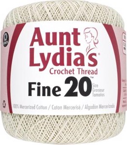 Picture of Aunt Lydia's Fine Crochet Thread Size 20-Natural