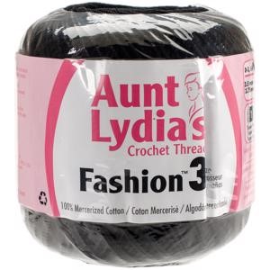 Picture of Aunt Lydia's Fashion Crochet Thread Size 3-Black