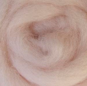 Picture of Wistyria Editions Wool Roving 12" .22oz-Flesh