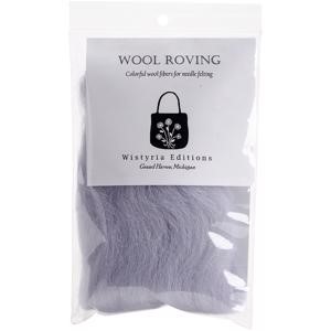 Picture of Wistyria Editions Wool Roving 12" .22oz-Soft Grey