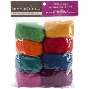 Picture of Dimensions Feltworks Roving Value Pack 2.8oz-Rainbow