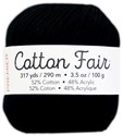 Picture of Premier Yarns Cotton Fair Solid Yarn-Black