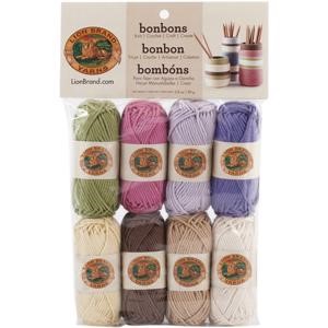 Picture of Lion Brand Bonbons Yarn 8pcs-Nature