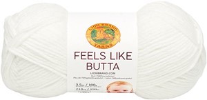 Picture of Lion Brand Feels Like Butta Yarn-White