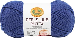 Picture of Lion Brand Feels Like Butta Yarn-Royal Blue