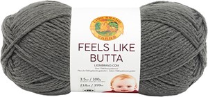 Picture of Lion Brand Feels Like Butta Yarn-Charcoal