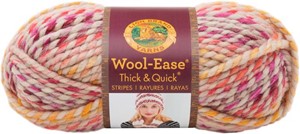 Picture of Lion Brand Wool-Ease Thick & Quick Yarn-Spice Market Stripes