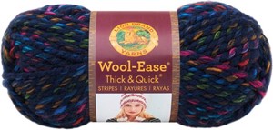 Picture of Lion Brand Wool-Ease Thick & Quick Yarn-City Lights Stripes
