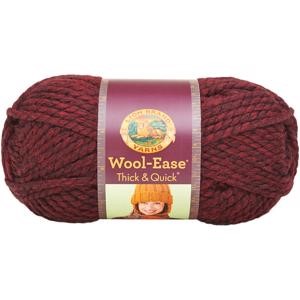 Picture of Lion Brand Wool-Ease Thick & Quick Yarn-Claret