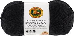 Picture of Lion Brand Touch Of Alpaca Yarn-Black