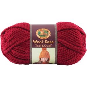 Picture of Lion Brand Wool-Ease Thick & Quick Yarn-Cranberry