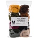 Picture of Wistyria Editions Wool Roving 12" .25oz 8/Pkg-Falling Leaves