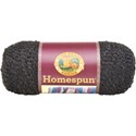 Picture of Lion Brand Homespun Yarn-Black