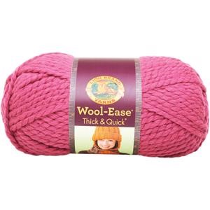 Picture of Lion Brand Wool-Ease Thick & Quick Yarn-Raspberry