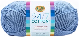 Picture of Lion Brand 24/7 Cotton Yarn-Sky