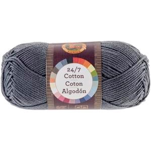Picture of Lion Brand 24/7 Cotton Yarn-Charcoal