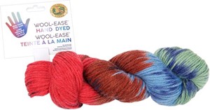 Picture of Lion Brand Yarn Wool-Ease Hand Dyed-Cherry Firecracker