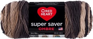 Picture of Red Heart Super Saver Ombre Yarn-Hickory