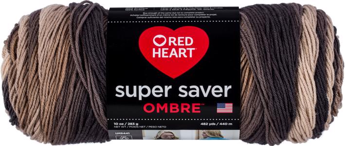 Red Heart Super Saver Ombre Yarn-Spearmint