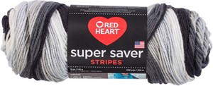 Picture of Red Heart Super Saver Yarn-Newspaper Stripe