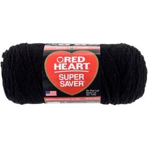 Picture of Red Heart Super Saver Yarn-Black