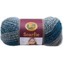 Picture of Lion Brand Scarfie Yarn-Teal & Silver