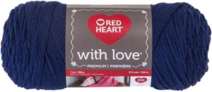 Picture of Red Heart With Love Yarn-Navy