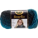 Picture of Lion Brand Scarfie Yarn-Charcoal/Aqua