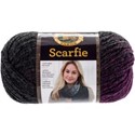 Picture of Lion Brand Scarfie Yarn-Charcoal/Magenta