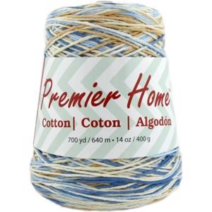 Picture of Premier Yarns Home Cotton Yarn - Multi Cone-Rustic Blue