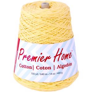 Picture of Premier Yarns Home Cotton Yarn - Solid Cone-Yellow