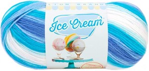 Picture of Lion Brand Ice Cream Yarn-Blue Moon