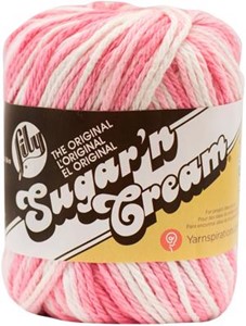 Picture of Lily Sugar'n Cream Yarn - Ombres-Strawberry Cream