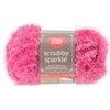 Picture of Red Heart Scrubby Sparkle Yarn-Watermelon