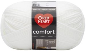 Picture of Red Heart Comfort Yarn-White & Opal Shimmer