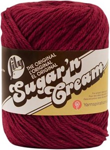 Picture of Lily Sugar'n Cream Yarn - Solids-Wine